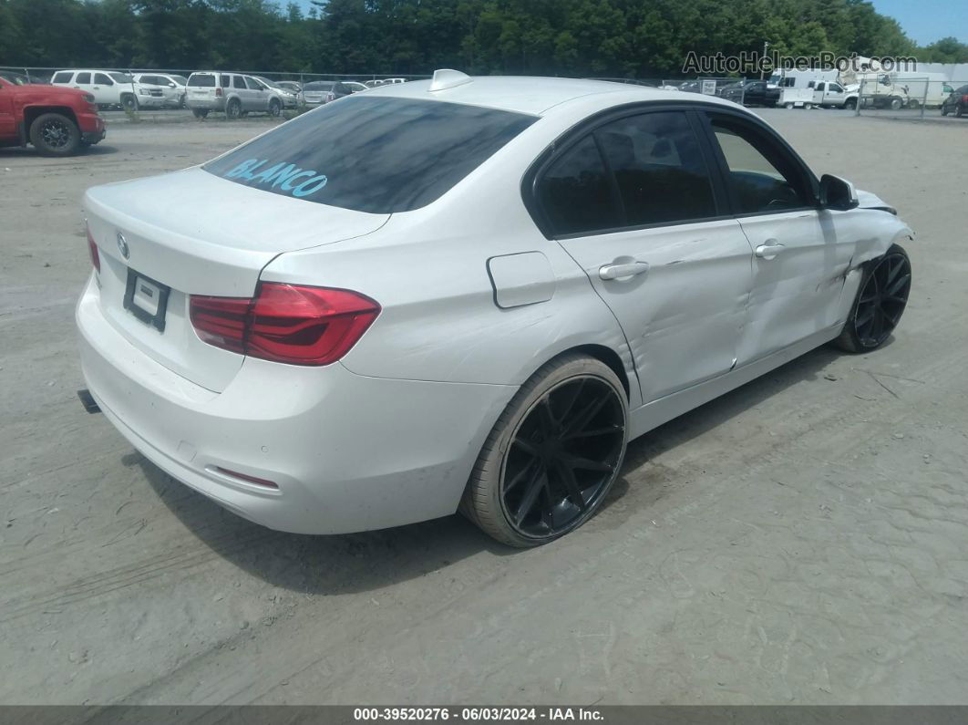 2016 Bmw 320i Xdrive White vin: WBA8E5G54GNT40152