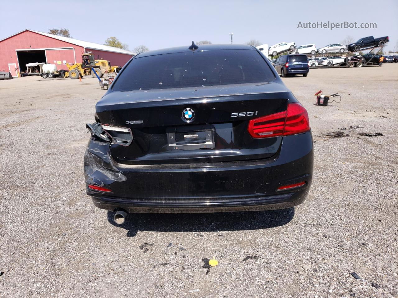 2017 Bmw 320 Xi Black vin: WBA8E5G55HNU22750