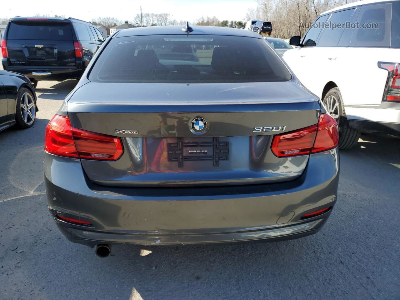 2016 Bmw 320 Xi Gray vin: WBA8E5G56GNT40203