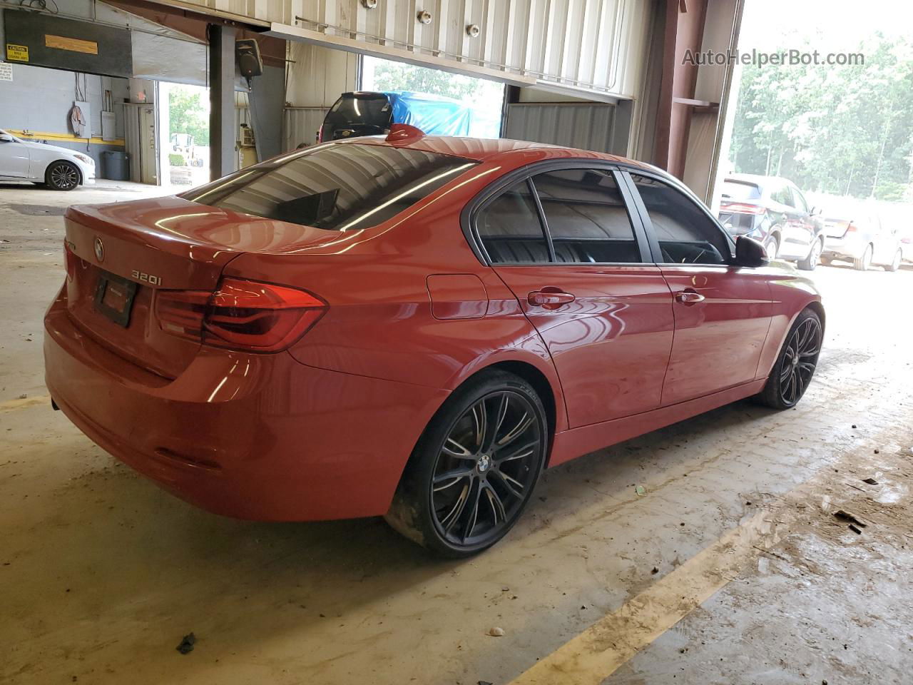 2016 Bmw 320 Xi Red vin: WBA8E5G57GNT40890