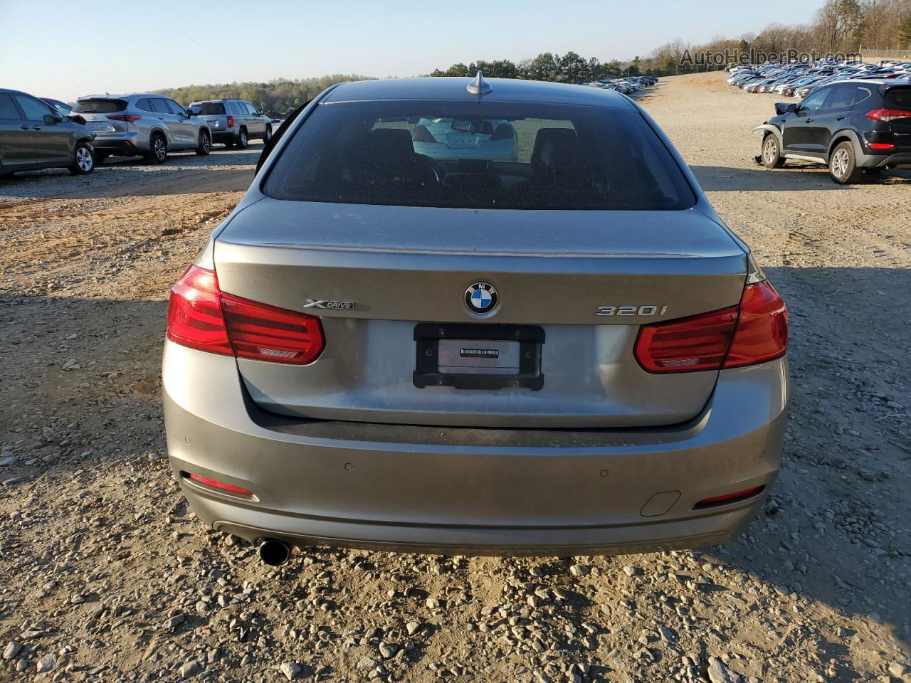 2016 Bmw 320 Xi Gray vin: WBA8E5G57GNT41490