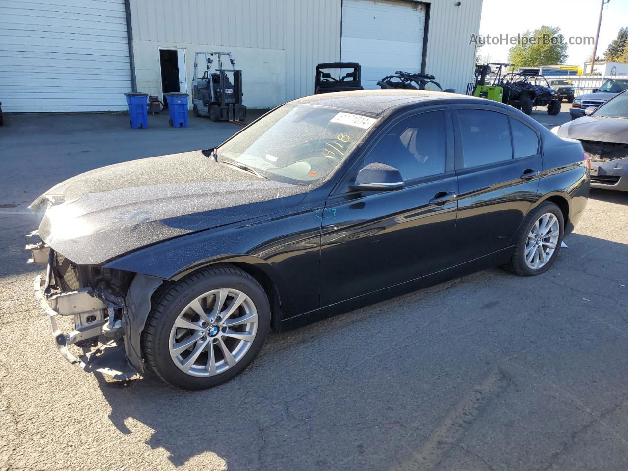 2016 Bmw 320 Xi Black vin: WBA8E5G57GNT93928