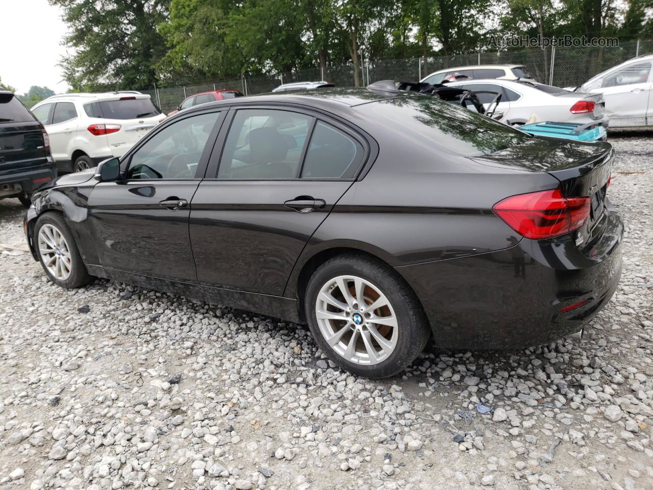 2016 Bmw 320 Xi Brown vin: WBA8E5G59GNT41717