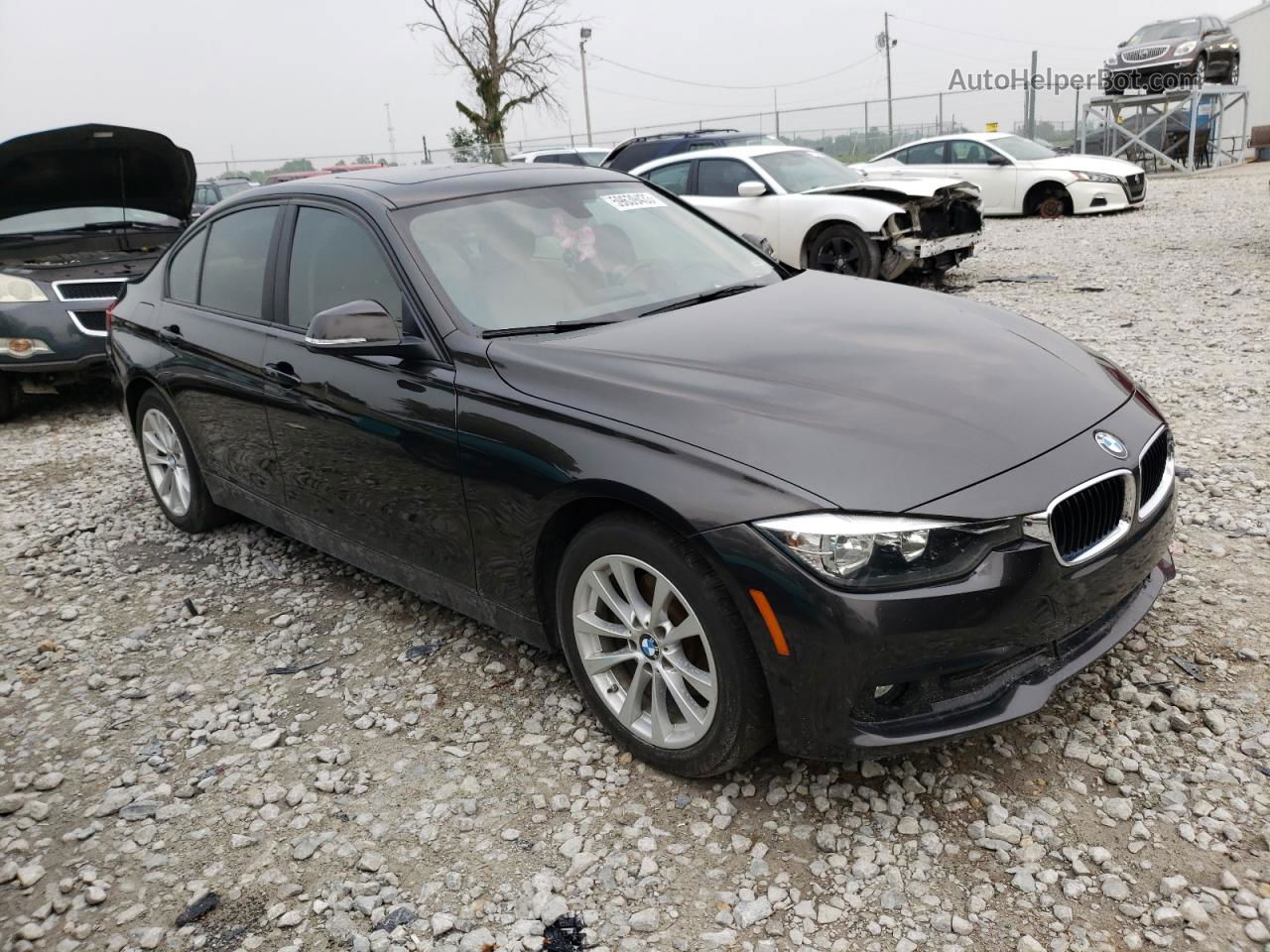 2016 Bmw 320 Xi Brown vin: WBA8E5G59GNT41717