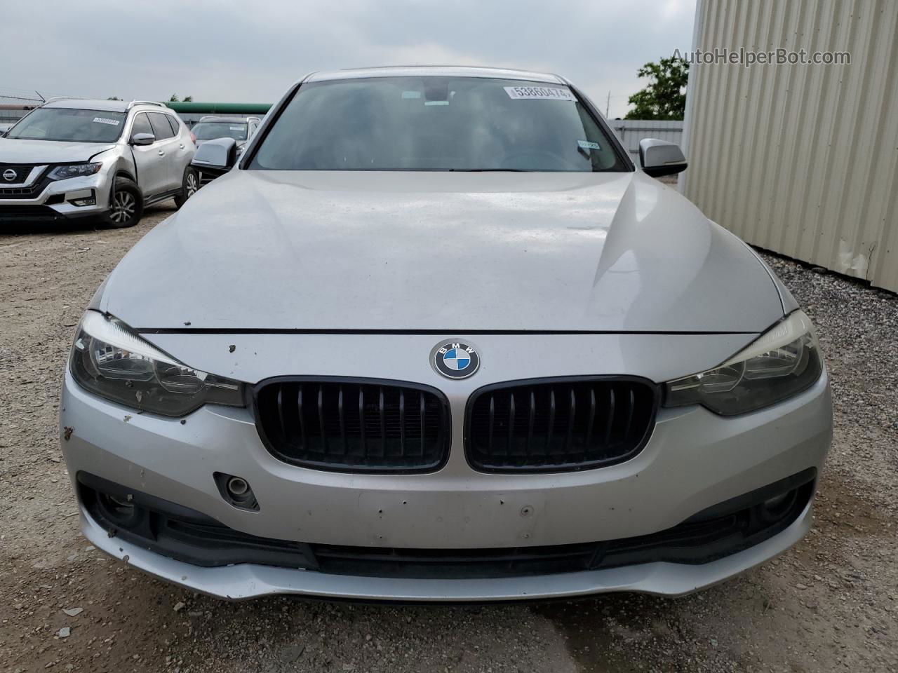 2016 Bmw 320 Xi Silver vin: WBA8E5G59GNT93252