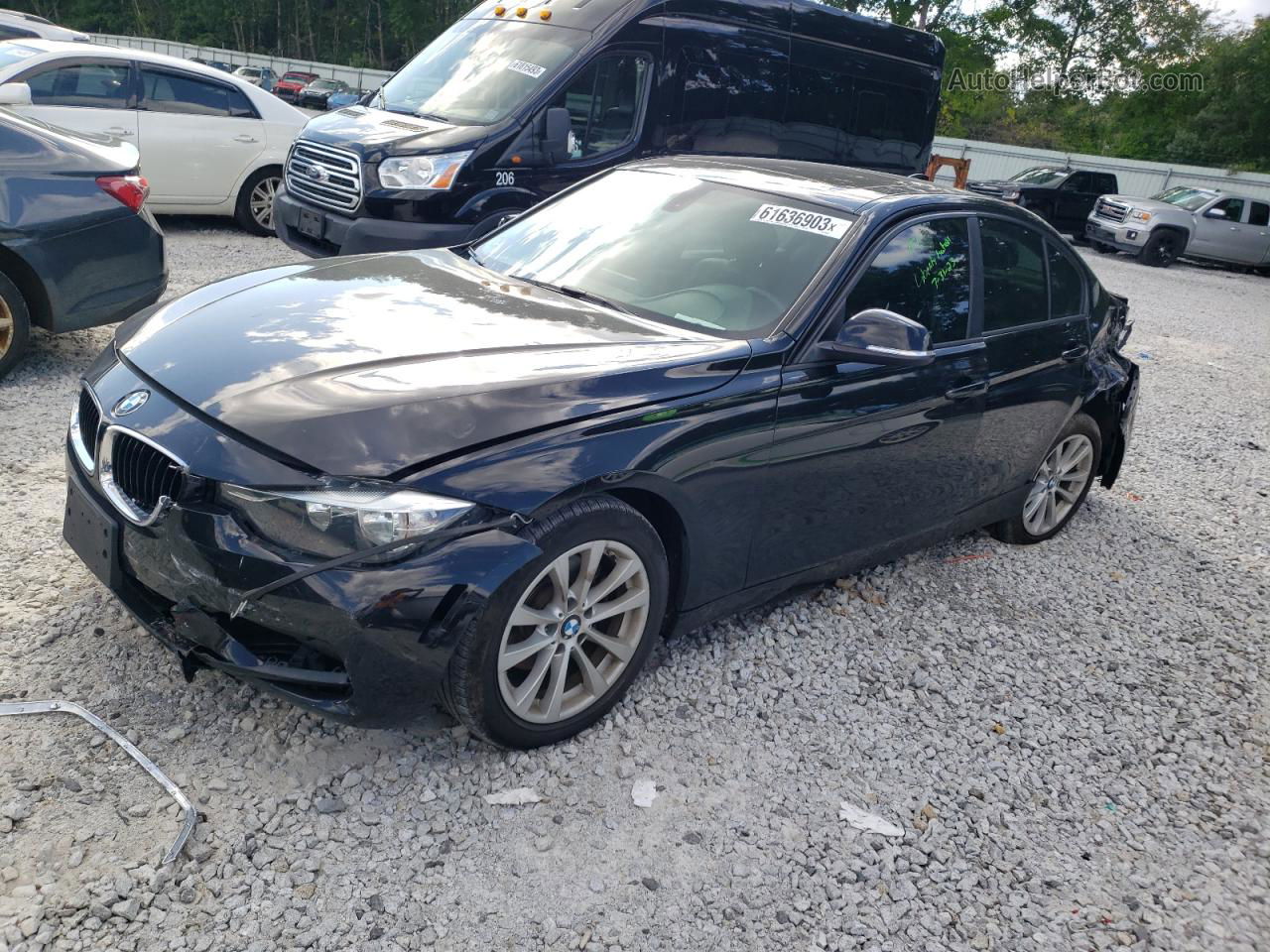 2016 Bmw 320 Xi Black vin: WBA8E5G59GNU20255