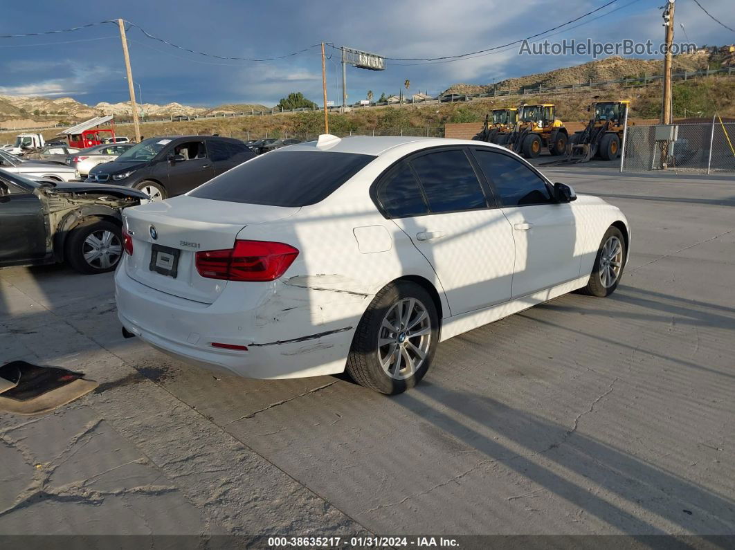 2016 Bmw 320i Xdrive White vin: WBA8E5G5XGNU20684