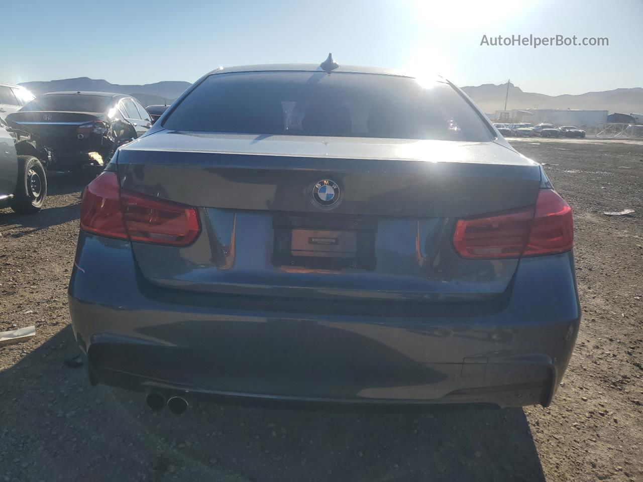 2016 Bmw 328 I Sulev Charcoal vin: WBA8E9C50GK646733