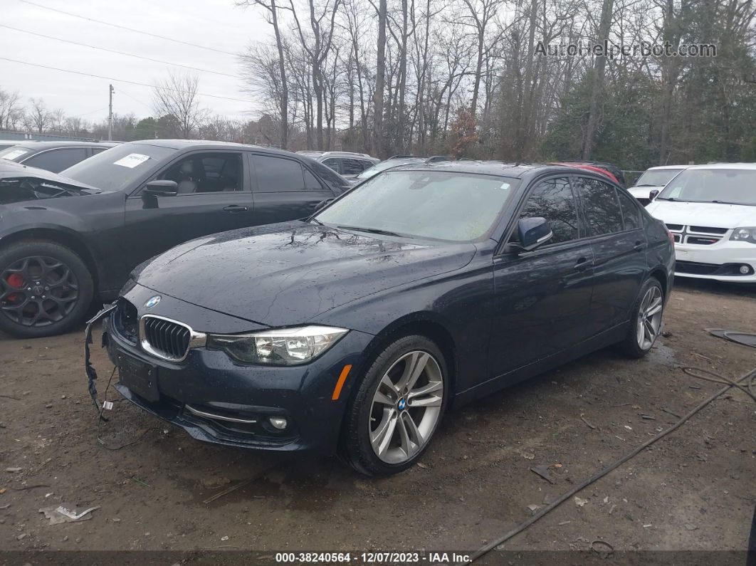 2016 Bmw 328i Blue vin: WBA8E9C50GK647798