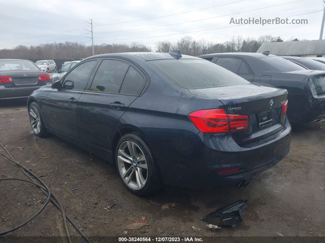 2016 Bmw 328i Blue vin: WBA8E9C50GK647798