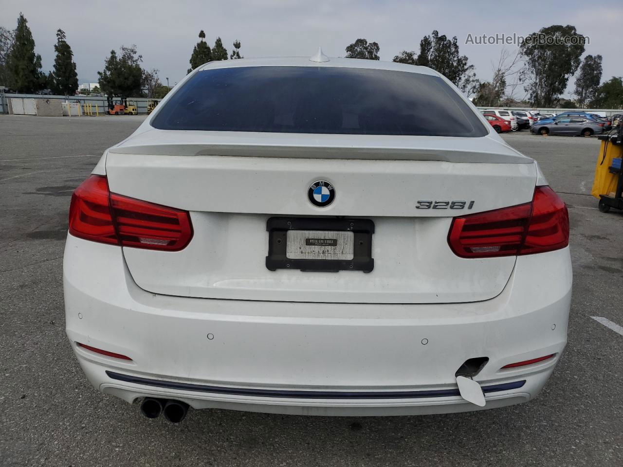 2016 Bmw 328 I Sulev Белый vin: WBA8E9C51GK643565