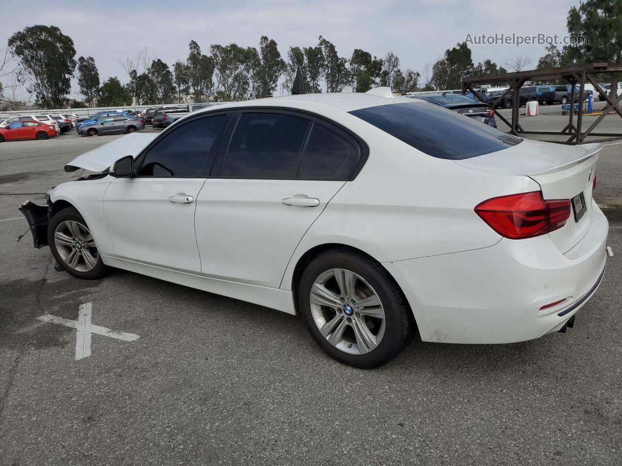 2016 Bmw 328 I Sulev Белый vin: WBA8E9C51GK643565