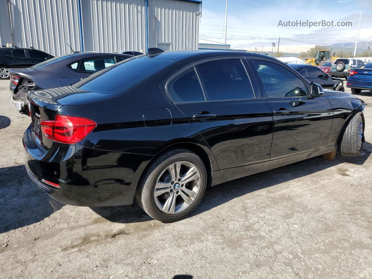 2016 Bmw 328 I Sulev Black vin: WBA8E9C51GK647597