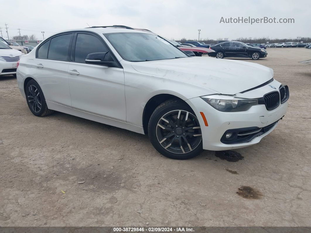 2016 Bmw 328i   White vin: WBA8E9C51GK648572