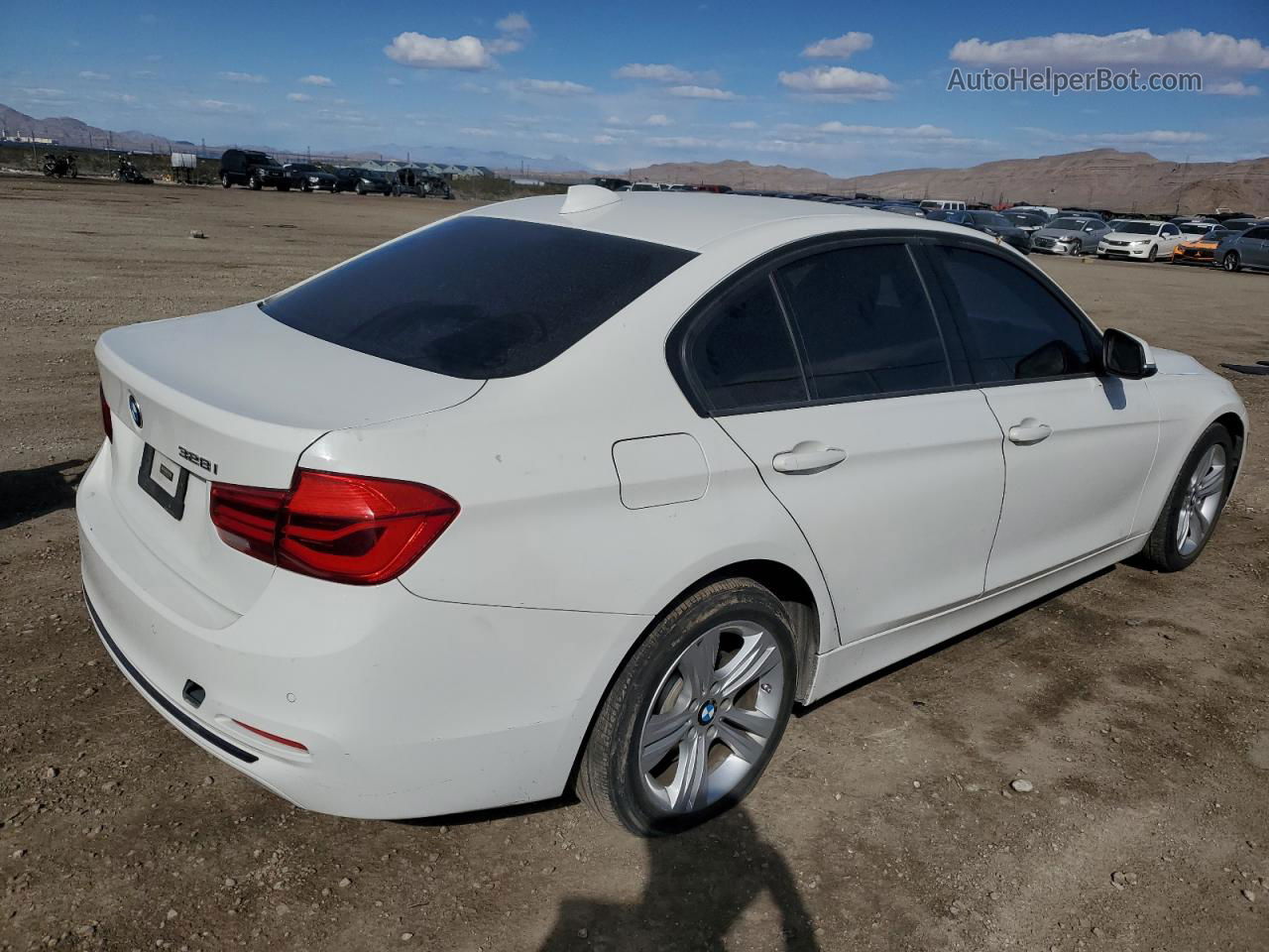 2016 Bmw 328 I Sulev White vin: WBA8E9C51GK648653