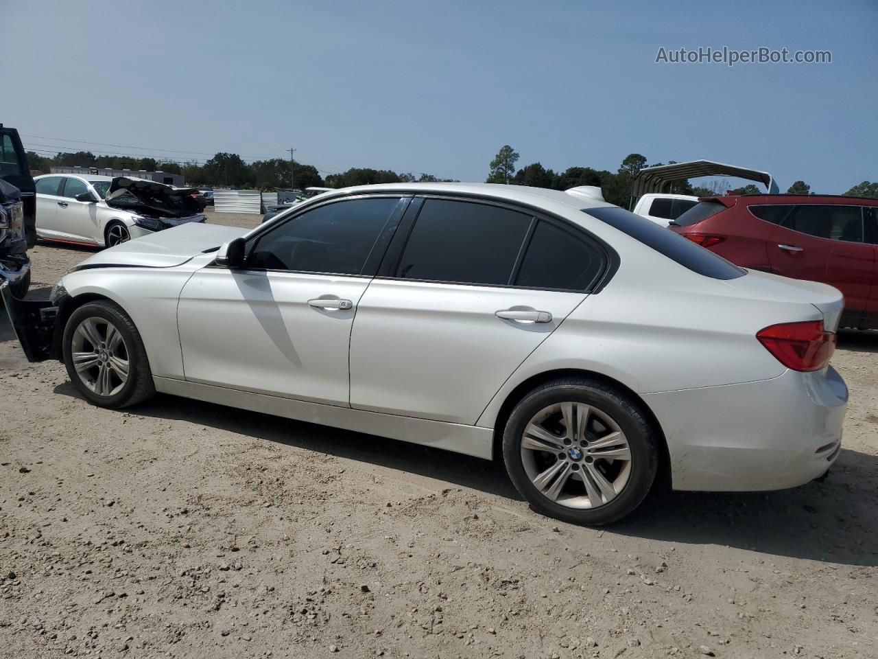 2016 Bmw 328 I Sulev White vin: WBA8E9C51GK648958