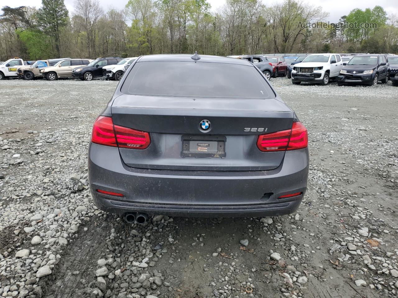 2016 Bmw 328 I Sulev Charcoal vin: WBA8E9C52GK646040