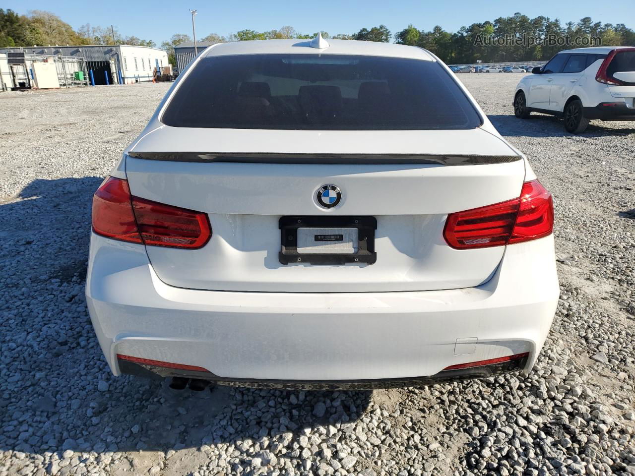 2016 Bmw 328 I Sulev White vin: WBA8E9C52GK646636