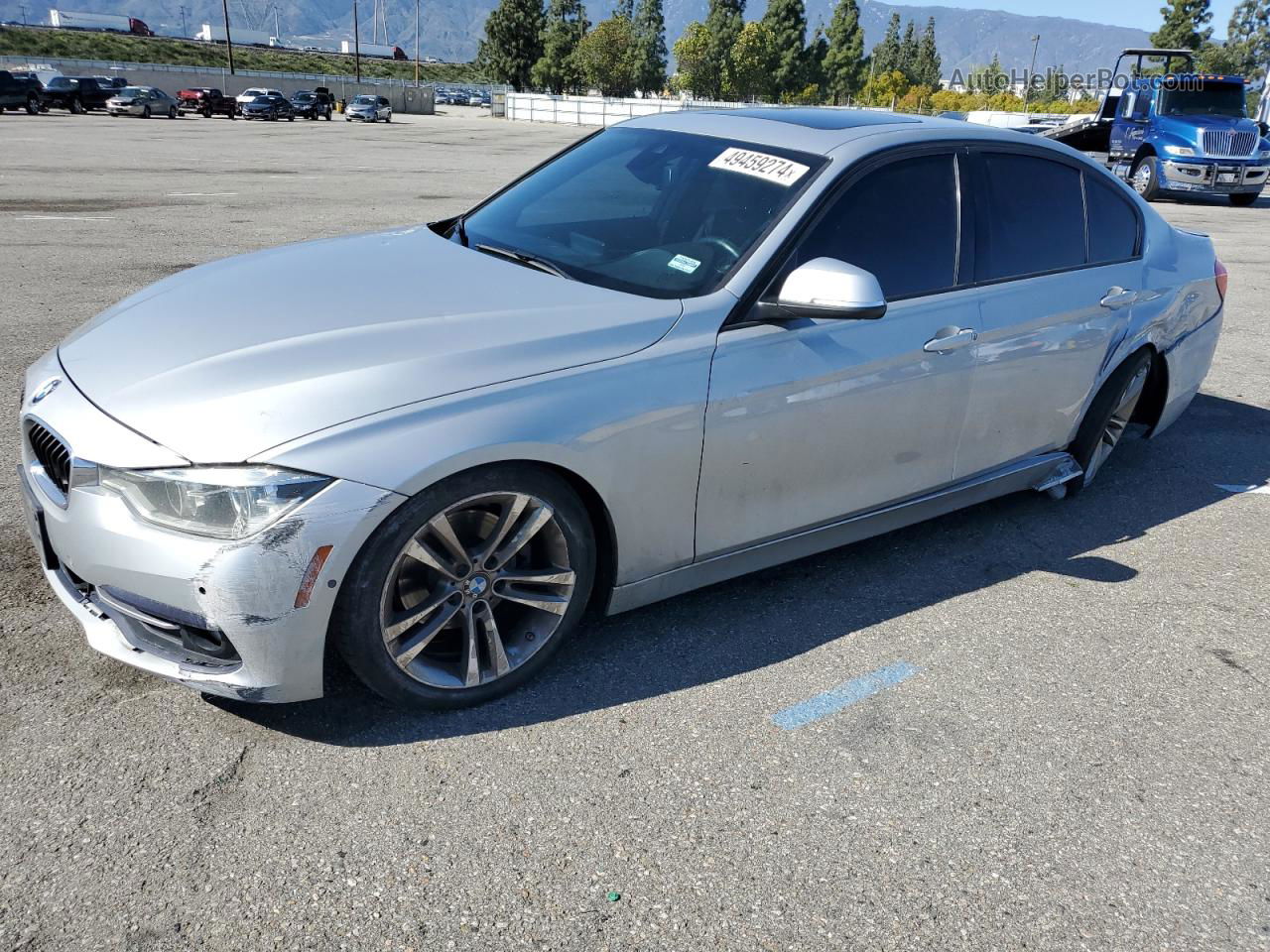 2016 Bmw 328 I Sulev Silver vin: WBA8E9C52GK647933