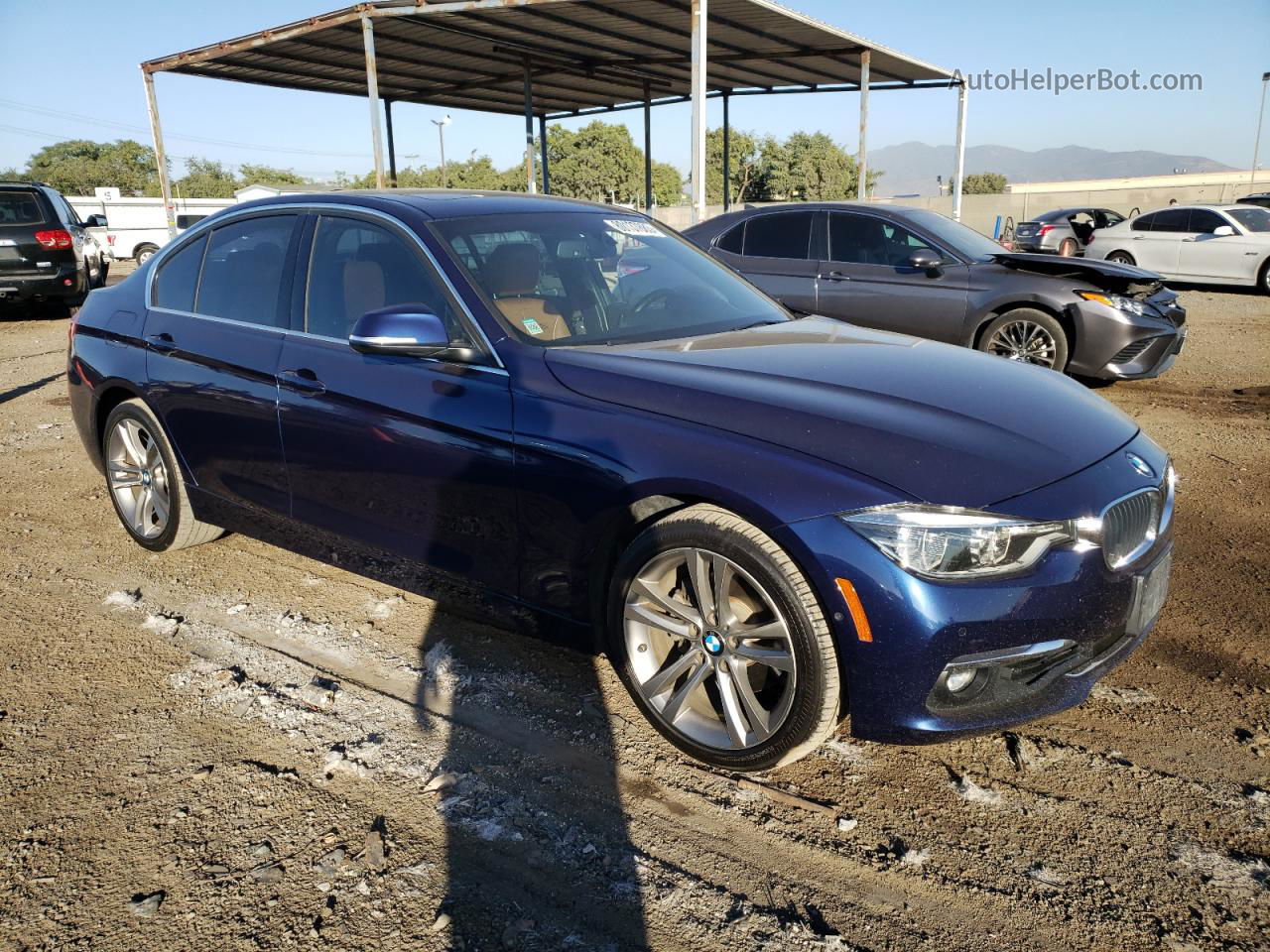 2016 Bmw 328 I Sulev Blue vin: WBA8E9C53GK604086