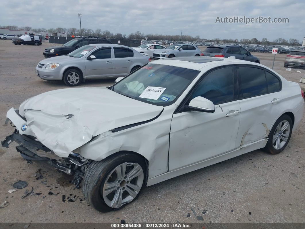 2016 Bmw 328i   White vin: WBA8E9C53GK646516