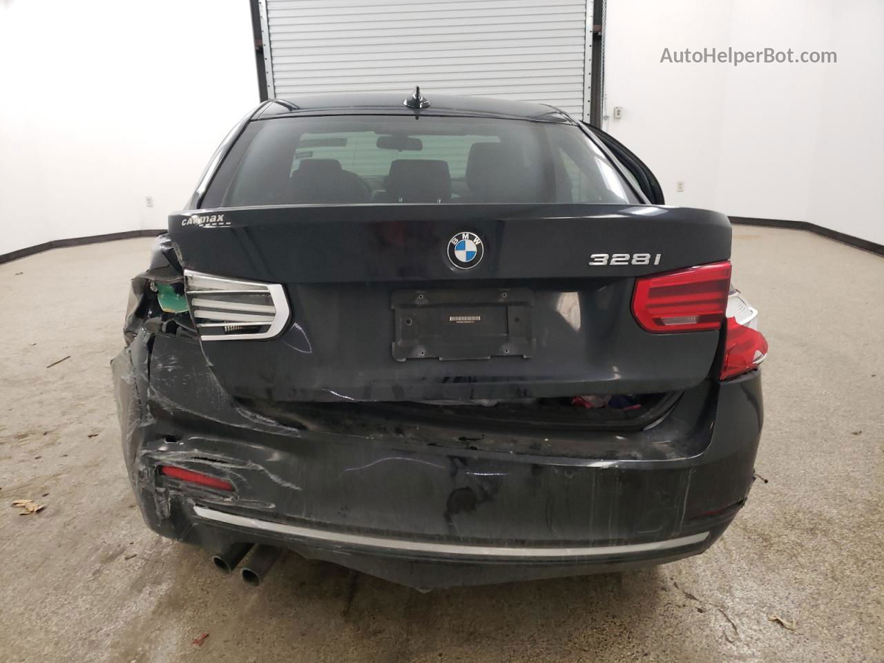 2016 Bmw 328 I Sulev Black vin: WBA8E9C55GK645741