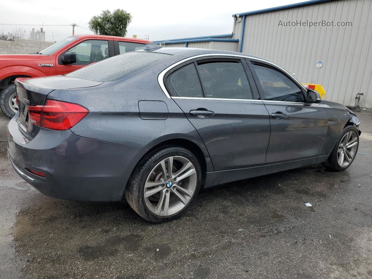 2016 Bmw 328 I Sulev Gray vin: WBA8E9C55GK647456