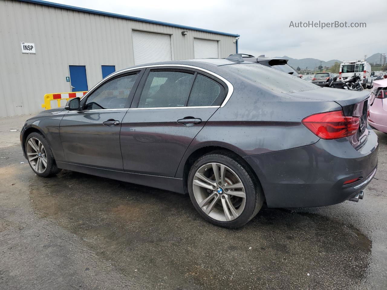 2016 Bmw 328 I Sulev Gray vin: WBA8E9C55GK647456