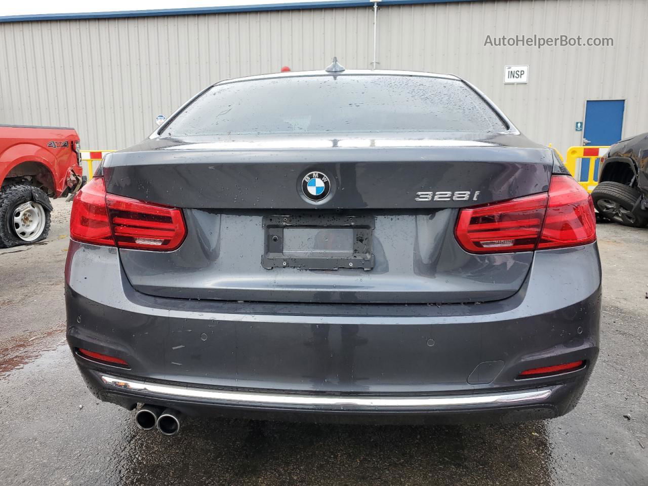 2016 Bmw 328 I Sulev Gray vin: WBA8E9C55GK647456