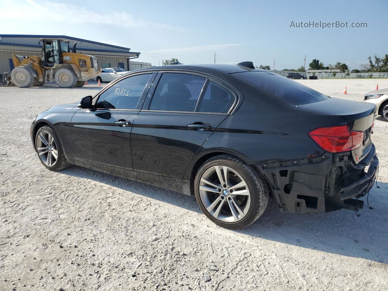 2016 Bmw 328 I Sulev Черный vin: WBA8E9C56GK643576