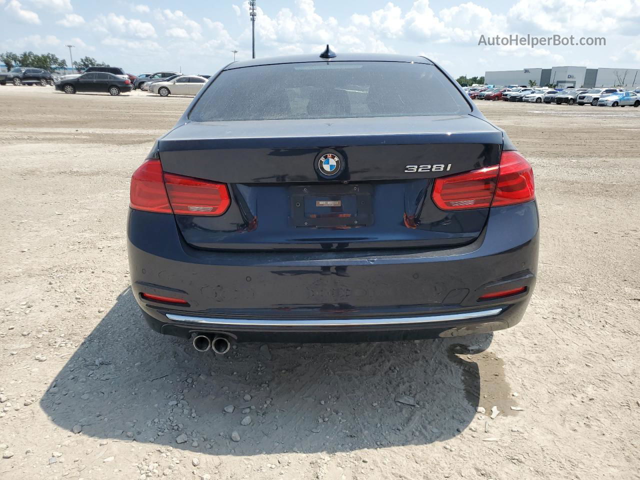 2016 Bmw 328 I Sulev Blue vin: WBA8E9C56GK644257