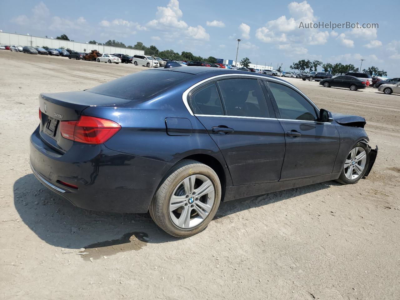 2016 Bmw 328 I Sulev Blue vin: WBA8E9C56GK644257