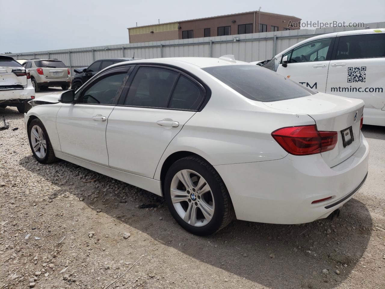 2016 Bmw 328 I Sulev White vin: WBA8E9C56GK645862