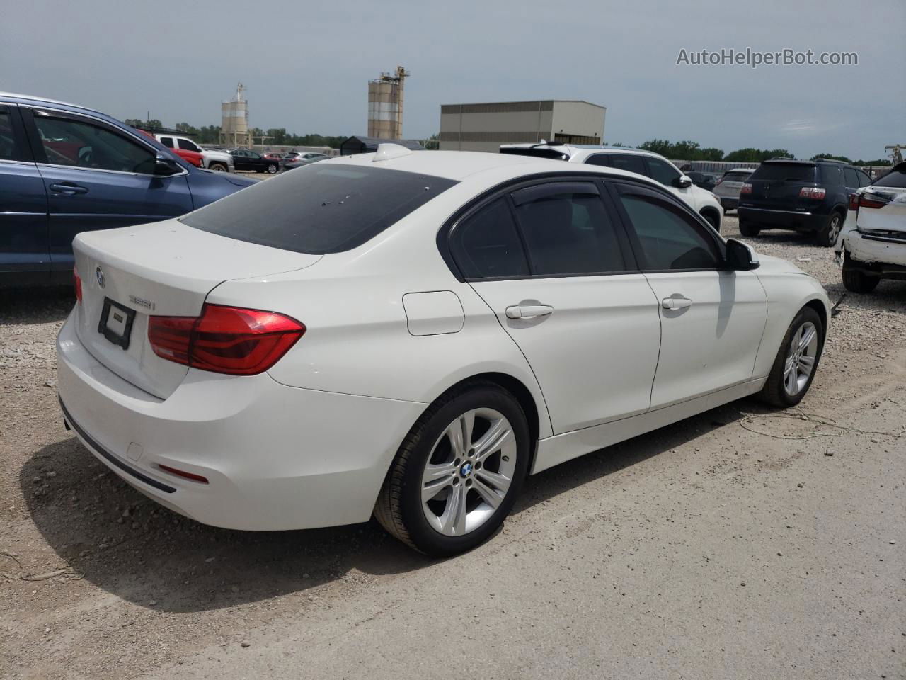 2016 Bmw 328 I Sulev White vin: WBA8E9C56GK645862