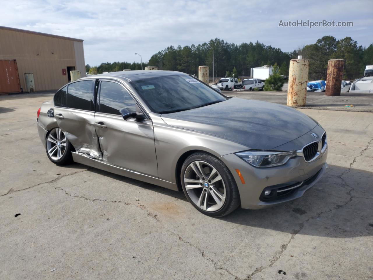 2016 Bmw 328 I Sulev Gray vin: WBA8E9C56GP847684