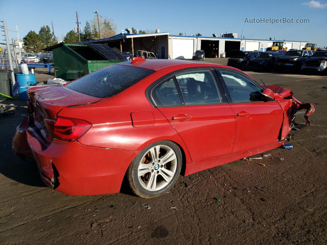 2016 Bmw 328 I Sulev Red vin: WBA8E9C58GK648455