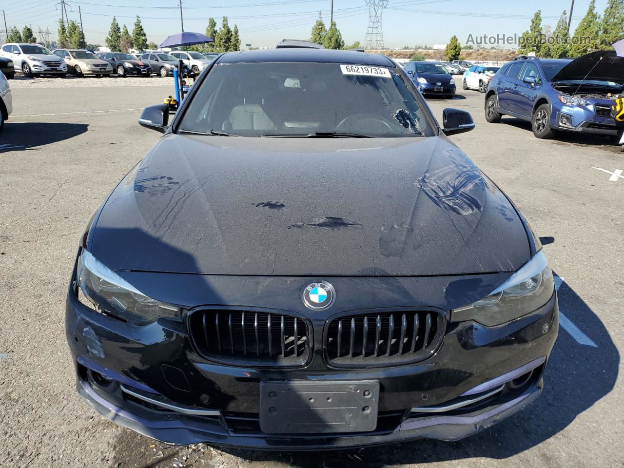 2016 Bmw 328 I Sulev Black vin: WBA8E9C5XGK648537