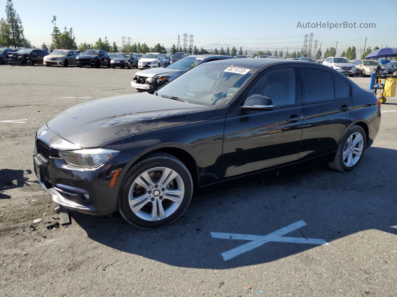 2016 Bmw 328 I Sulev Black vin: WBA8E9C5XGK648537