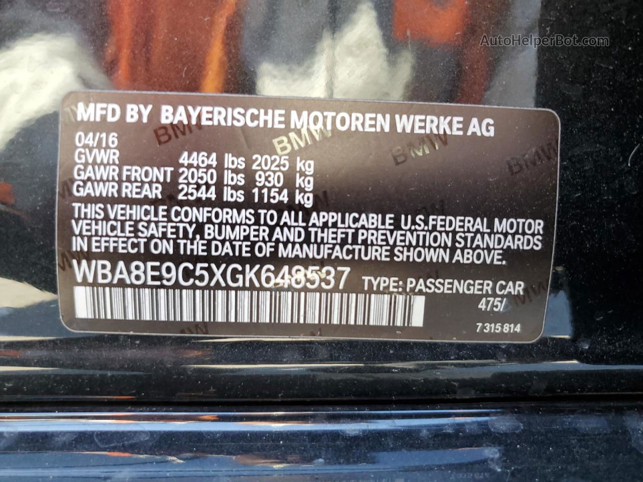 2016 Bmw 328 I Sulev Black vin: WBA8E9C5XGK648537