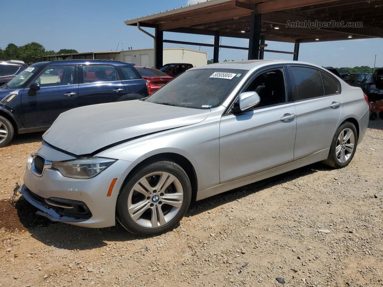 2016 Bmw 328 I Sulev Silver vin: WBA8E9G50GNT42083