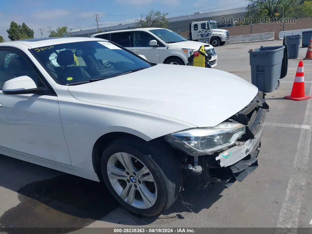 2016 Bmw 328i   White vin: WBA8E9G50GNT46179