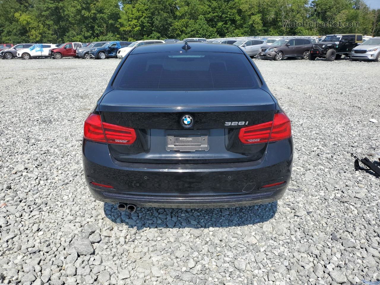 2016 Bmw 328 I Sulev Black vin: WBA8E9G50GNT81692