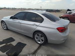 2016 Bmw 3 Series 328i Silver vin: WBA8E9G51GNT43940