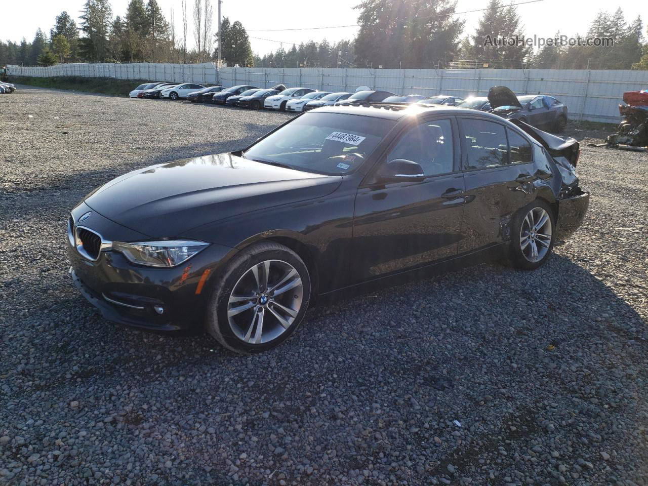 2016 Bmw 328 I Sulev Black vin: WBA8E9G51GNT82883