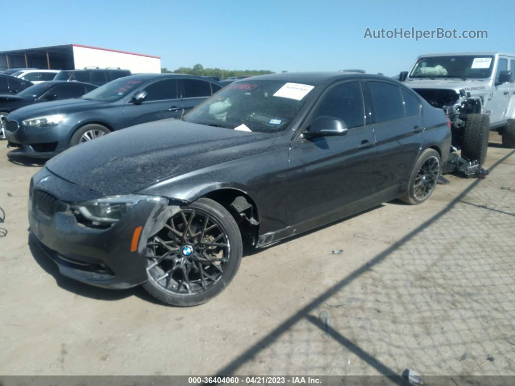 2016 Bmw 3 Series 328i Gray vin: WBA8E9G52GNT42229