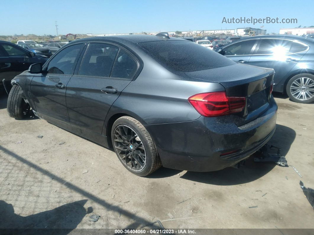 2016 Bmw 3 Series 328i Gray vin: WBA8E9G52GNT42229