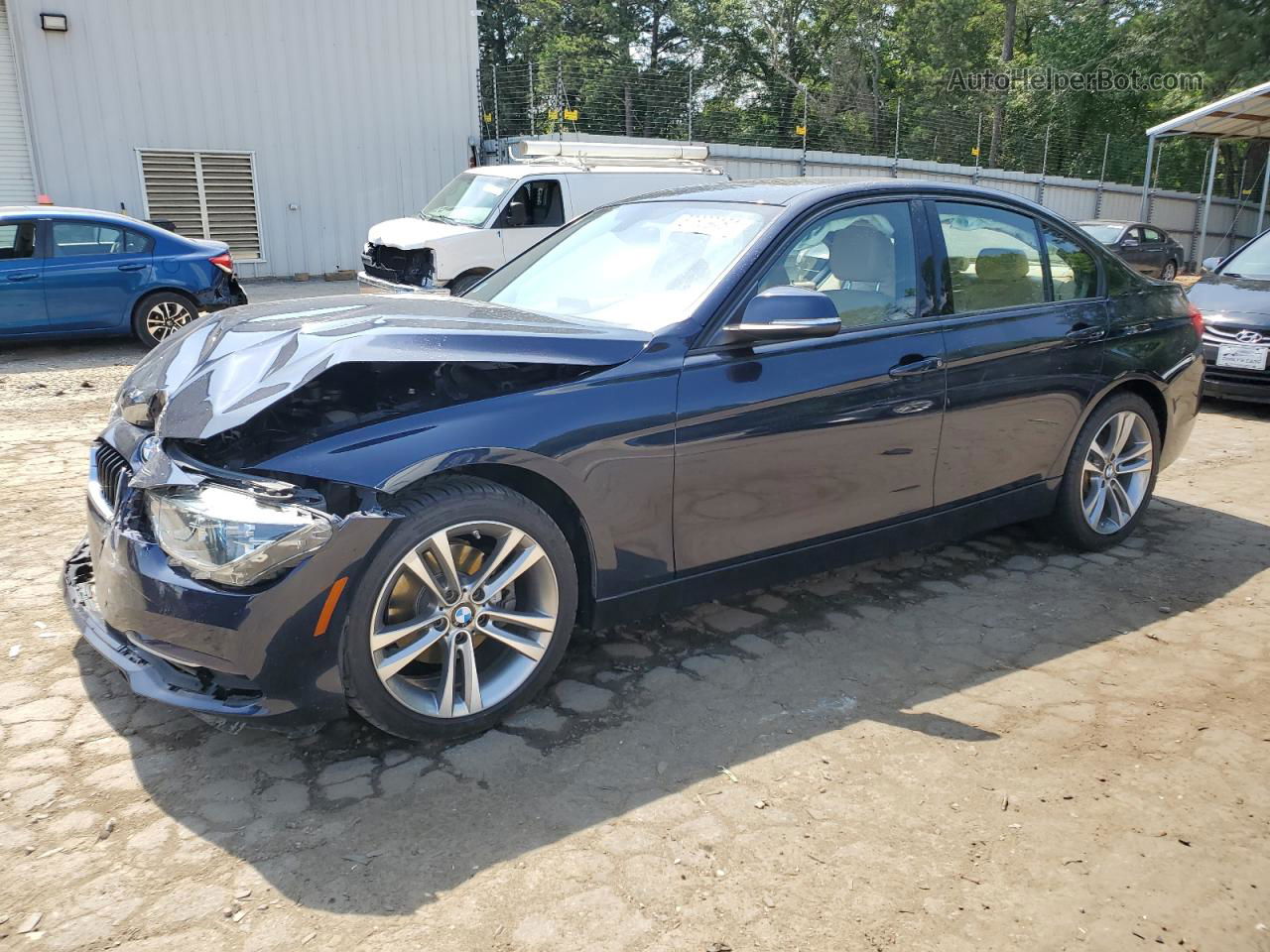 2016 Bmw 328 I Sulev Blue vin: WBA8E9G52GNT43557