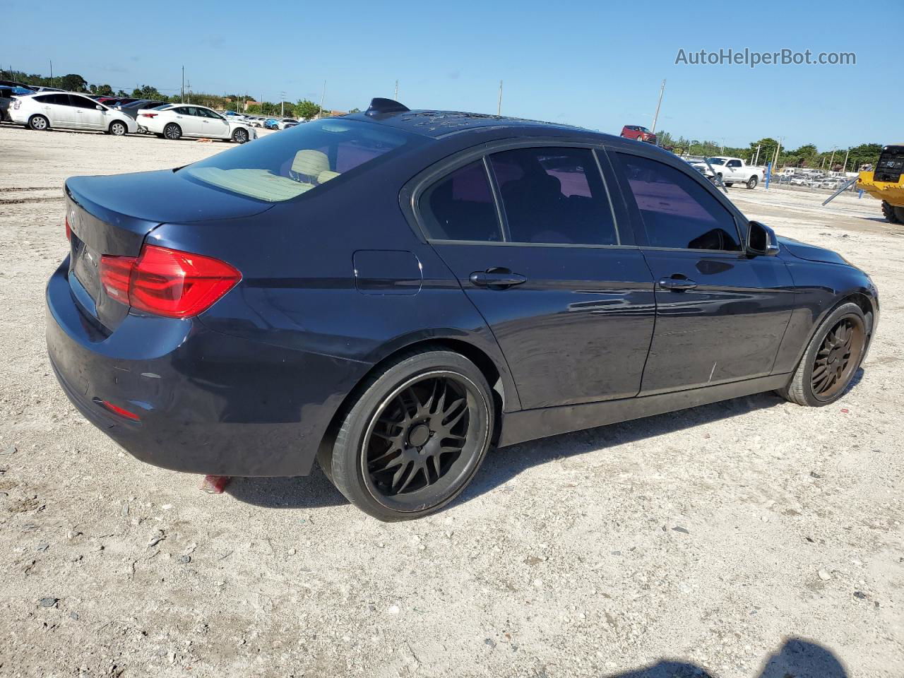 2016 Bmw 328 I Sulev Blue vin: WBA8E9G52GNT81290