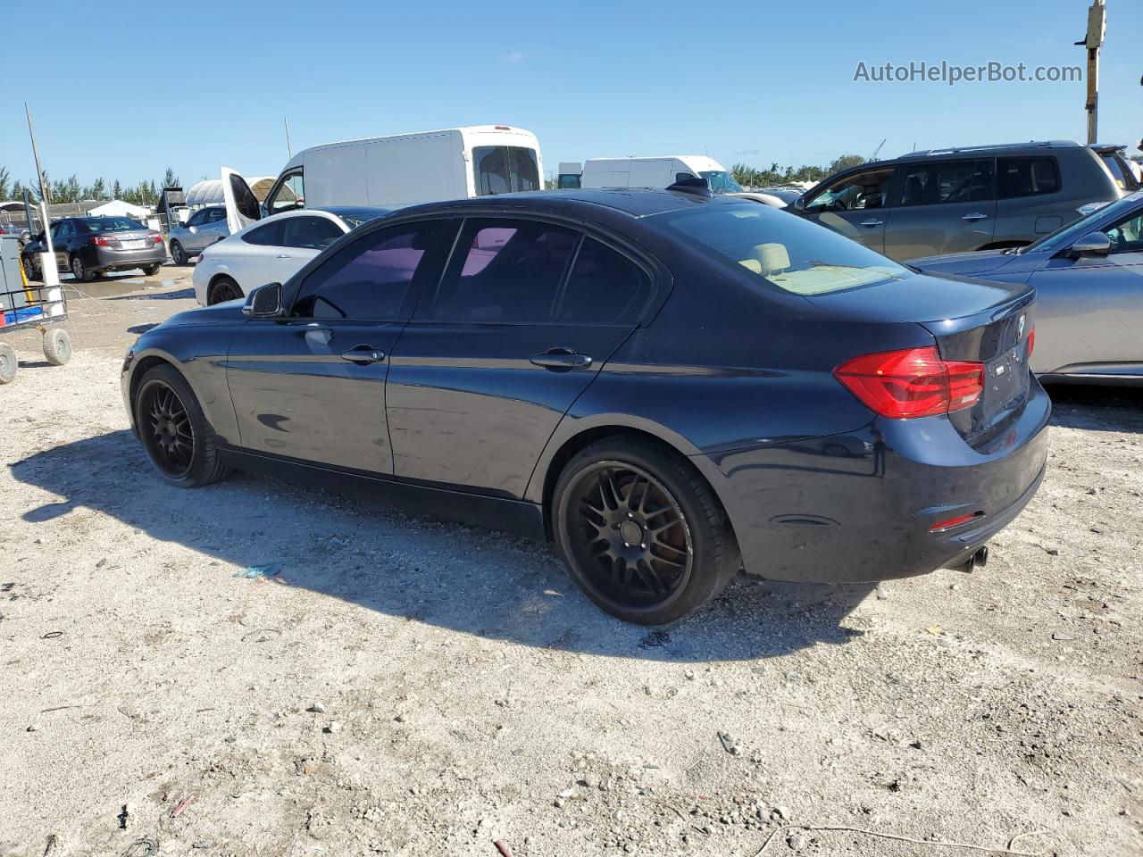 2016 Bmw 328 I Sulev Blue vin: WBA8E9G52GNT81290