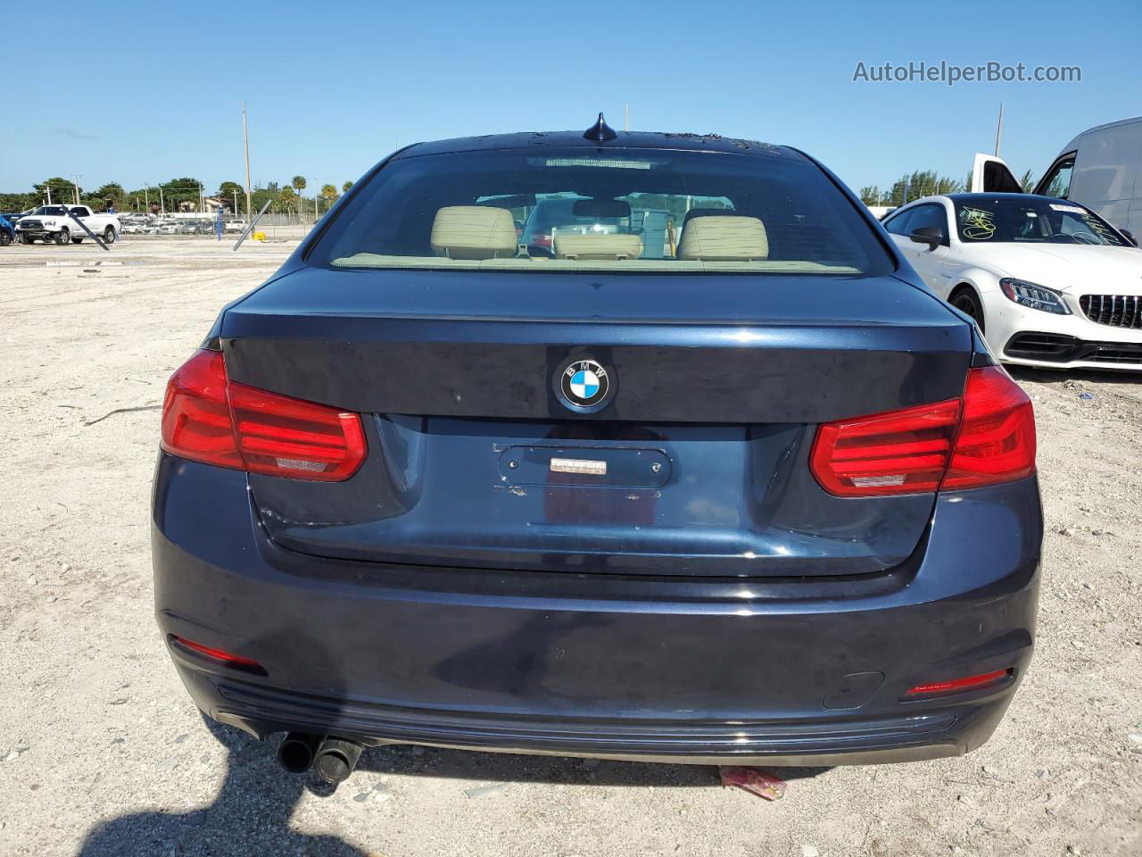 2016 Bmw 328 I Sulev Blue vin: WBA8E9G52GNT81290